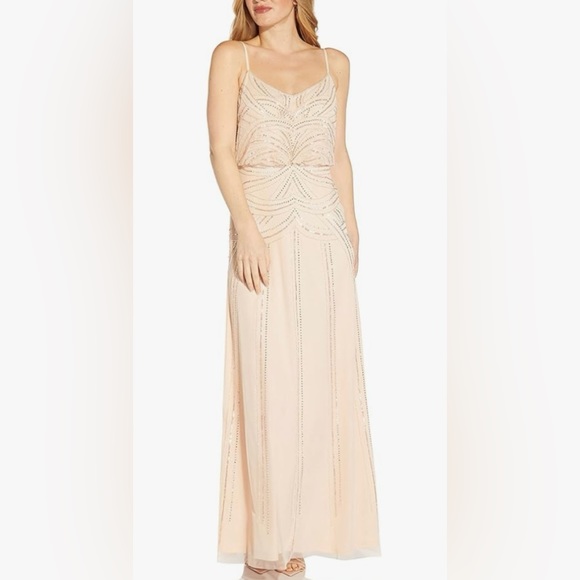 Special occasion gown party dress bridesmaids wedding guest dress art deco dress - Picture 4 of 16